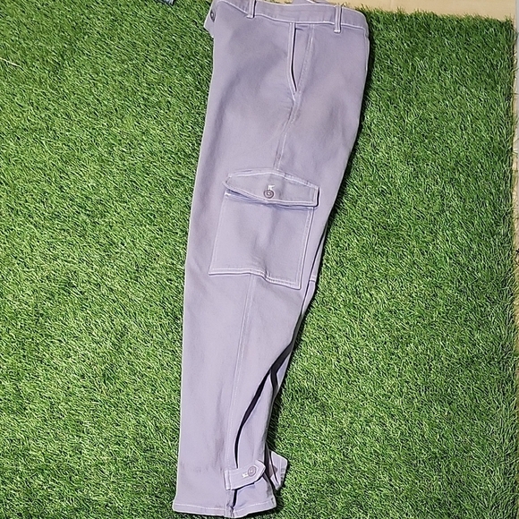 Womens Wilfred Cargo Pants - Light Gray - Picture 8 of 8